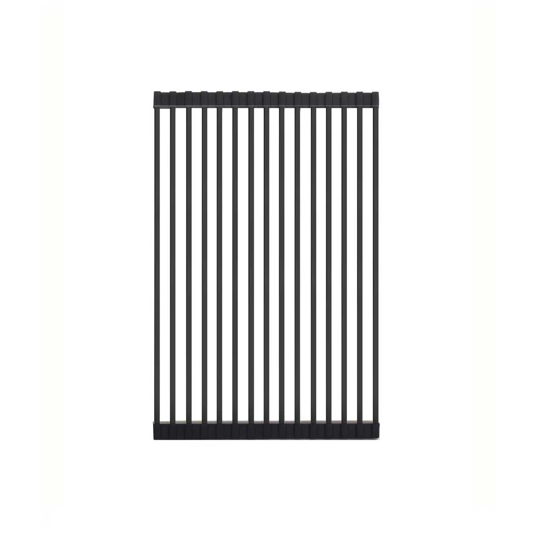 Meir Lavello Stainless Steel Rolling Mat Protector Gunmetal Black