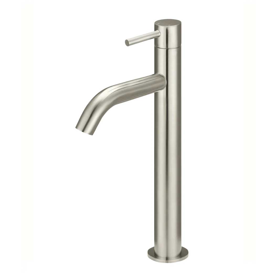 Meir Piccola Tall Basin Mixer with 130mm PVD Brushed Nickel