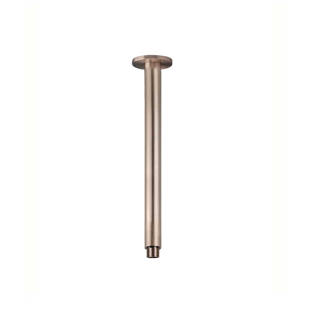 Meir Round Ceiling Shower Arm 300mm Champagne