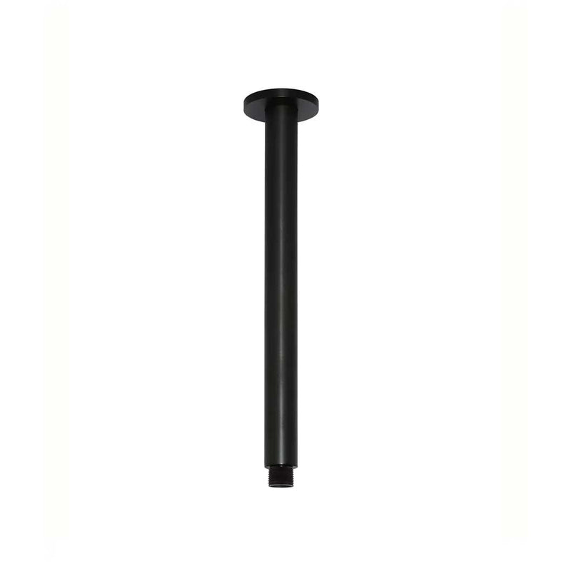 Meir Round Ceiling Shower Arm 300mm Matte Black