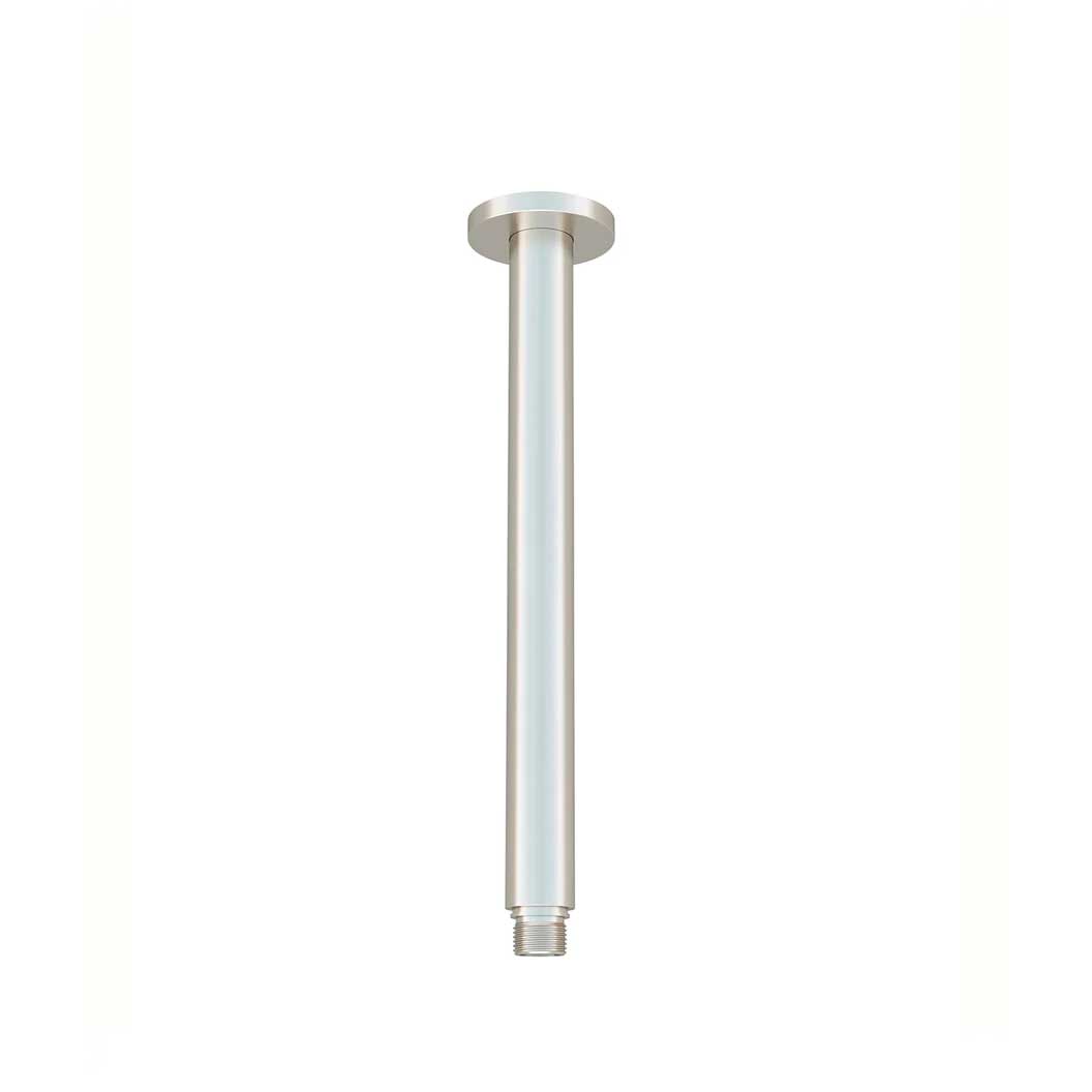 Meir Round Ceiling Shower Arm 300mm PVD Brushed Nickel