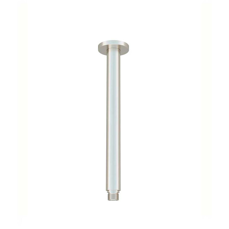 Meir Round Ceiling Shower Arm 300mm PVD Brushed Nickel