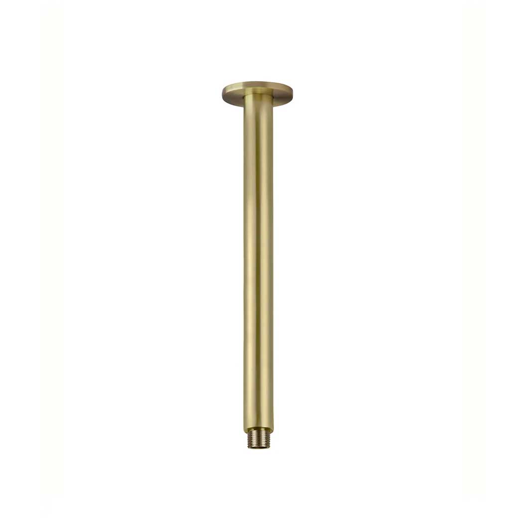 Meir Round Ceiling Shower Arm 300mm PVD Tiger Bronze
