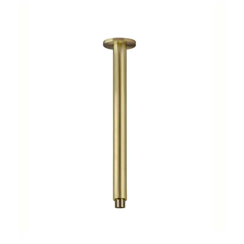 Meir Round Ceiling Shower Arm 300mm PVD Tiger Bronze