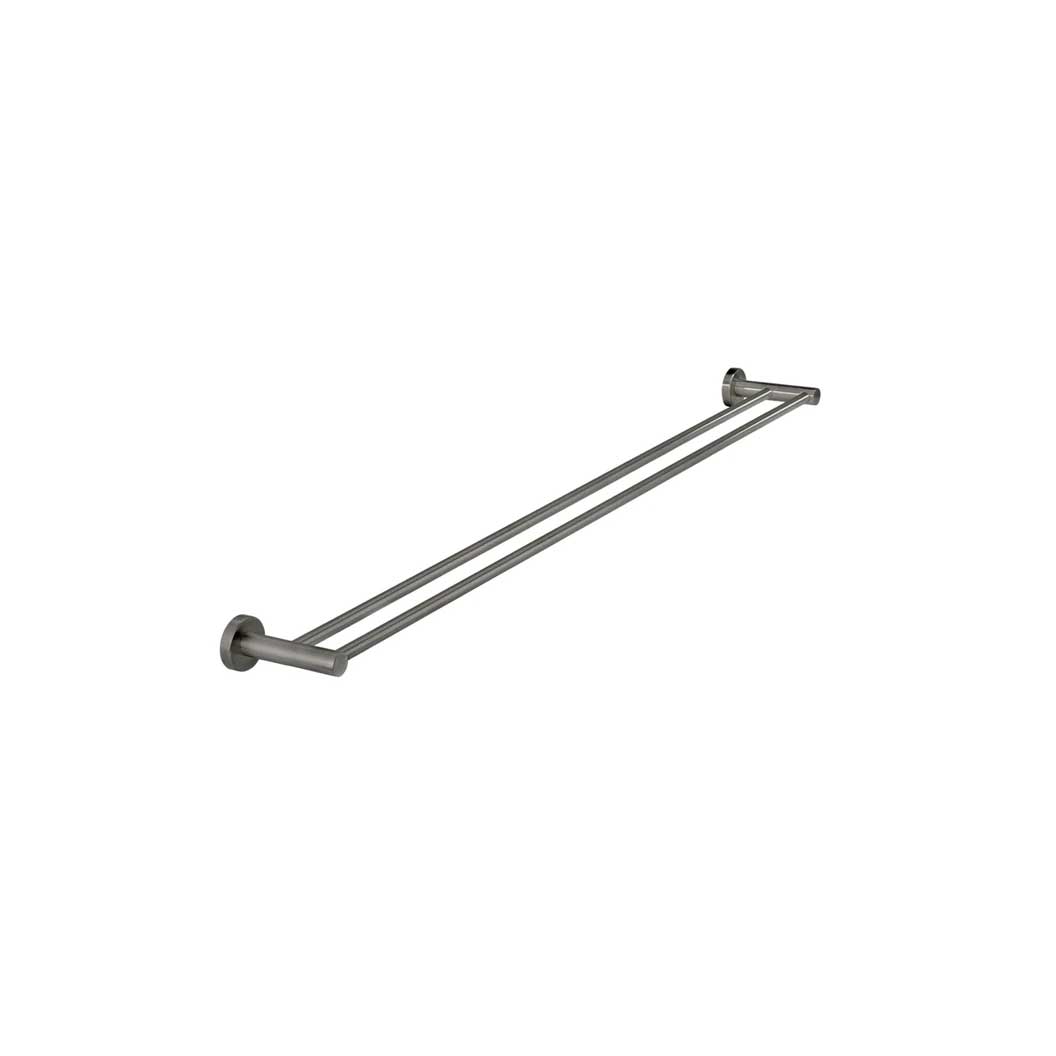 Meir Round Double Towel Rail 900mm - Shadow