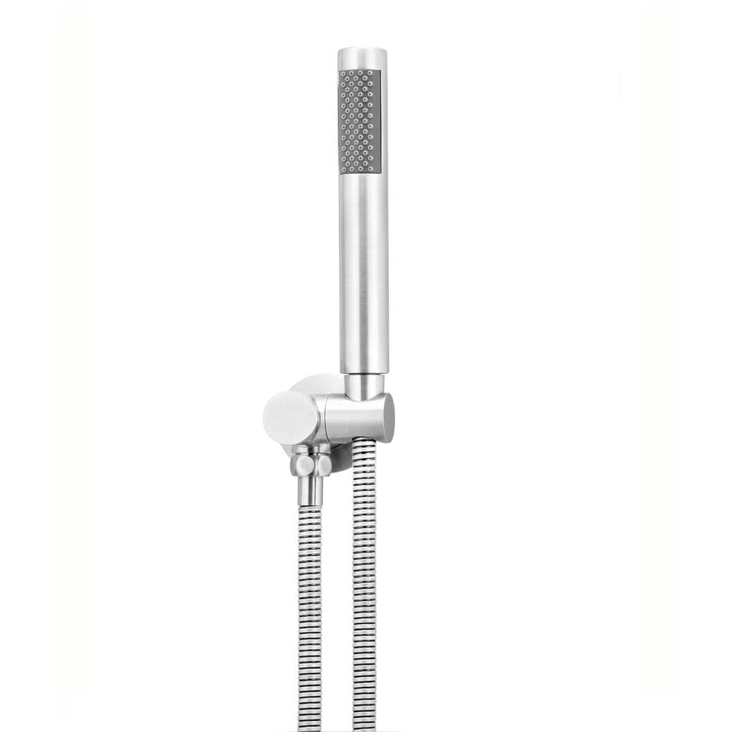 Meir Round Hand Shower on Swivel Bracket - Polished Chrome