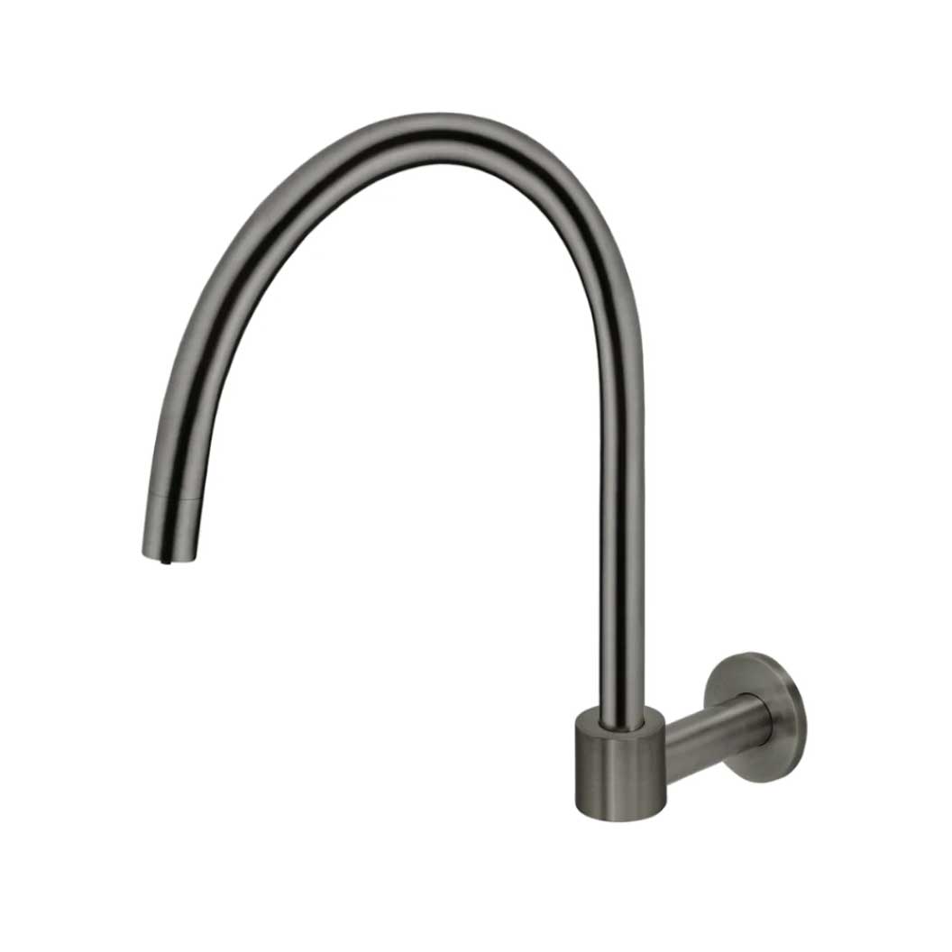 Meir Round High-Rise Swivel Wall Spout Shadow