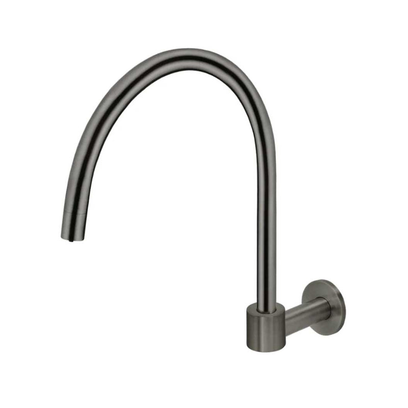 Meir Round High-Rise Swivel Wall Spout Shadow