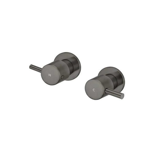 Meir Round Quarter Turn Wall Top Assemblies - Shadow