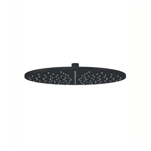 Meir Round Shower Rose 300mm Matte Black