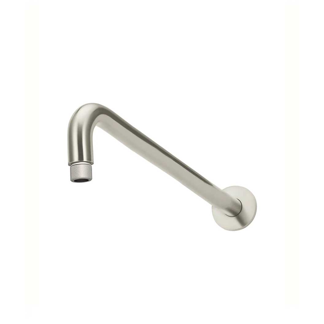Meir Round Wall Mounted Shower Arm 400mm PVD Brushed Nickel
