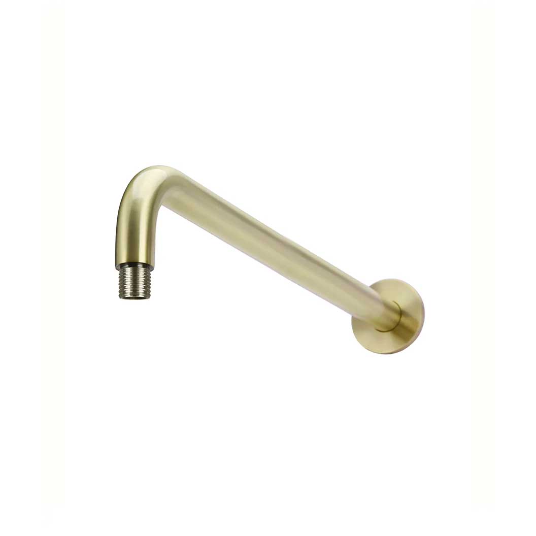 Meir Round Wall Mounted Shower Arm 400mm PVD Tiger Bronze