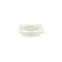 Meir Square Floor Grate Shower Drain 80mm Outlet - Warm Brushed Nickel