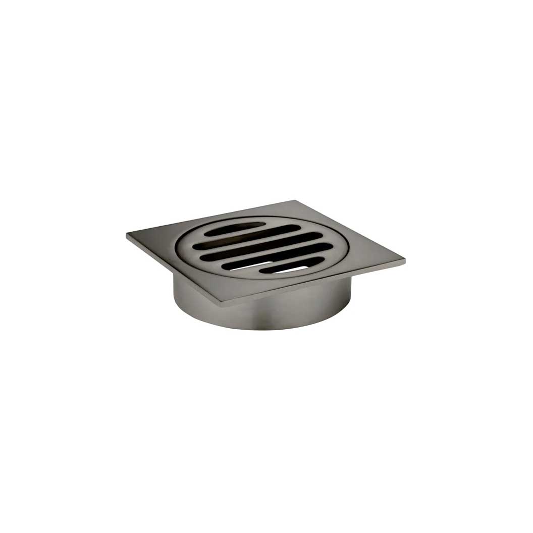 Meir Square Floor Grate Shower Drain 80mm Outlet - Shadow