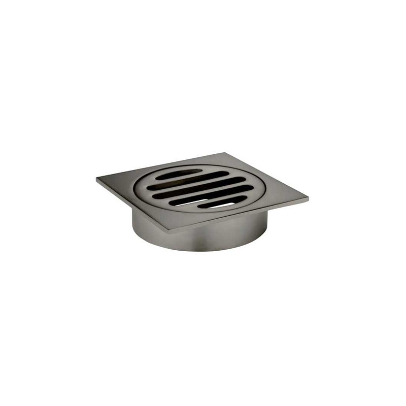 Meir Square Floor Grate Shower Drain 80mm Outlet - Shadow