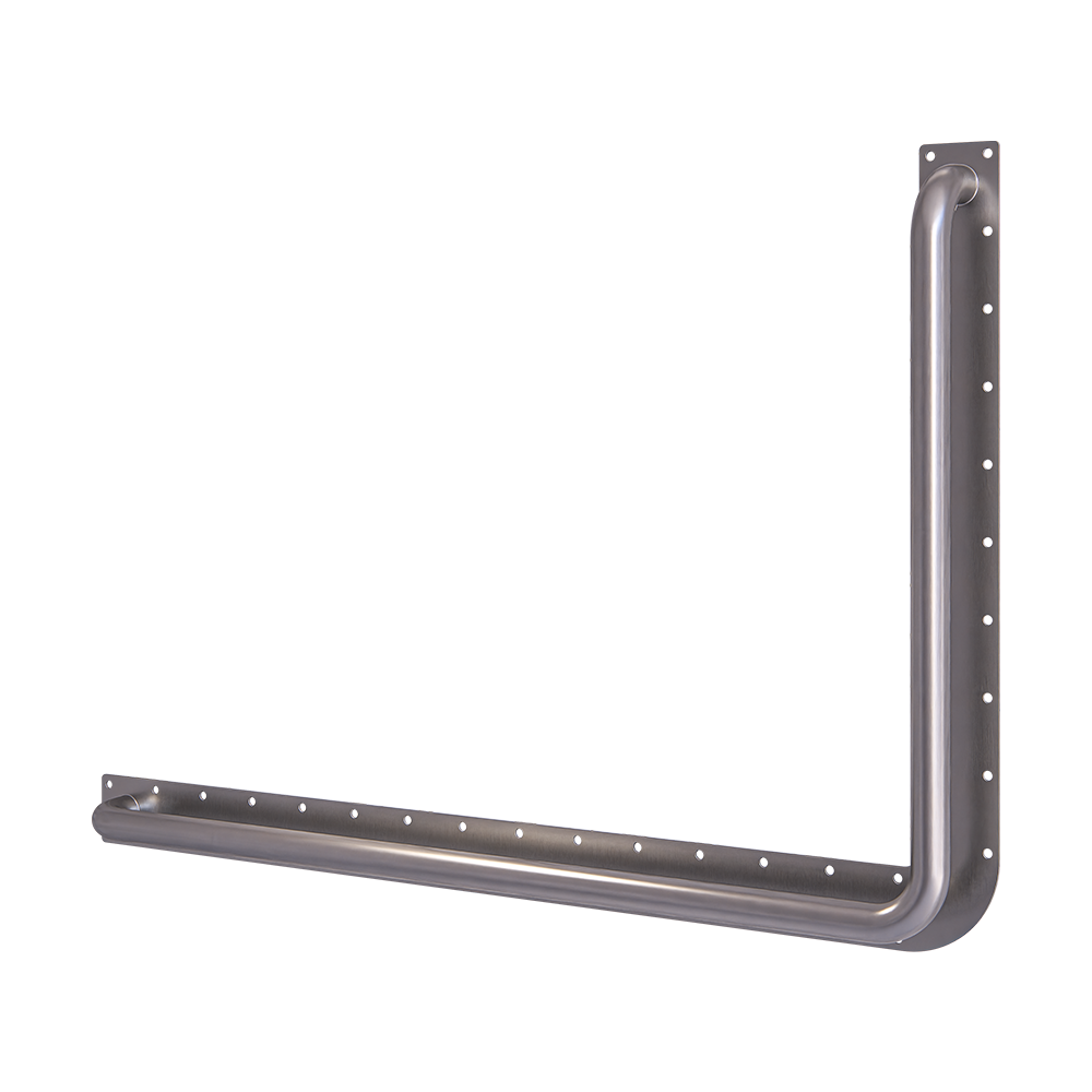Metlam Ligature Resistant 90° Grab Rail Left-Hand - product image 1