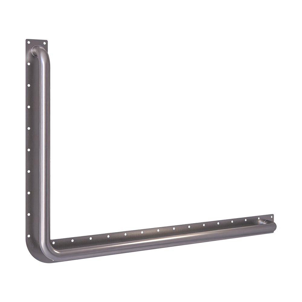 Metlam Ligature Resistant 90° Grab Rail Right-Hand - product image 1