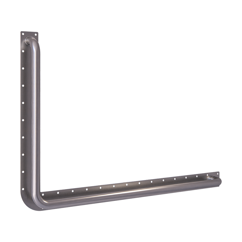 Metlam Ligature Resistant 90° Grab Rail Right-Hand - product image 1