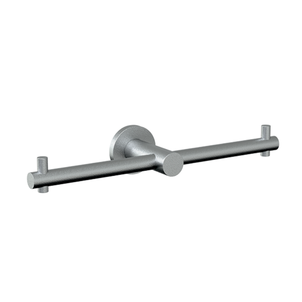 Metlam Double Toilet Roll Holder - Antimicrobial - Antimicrobial Coated