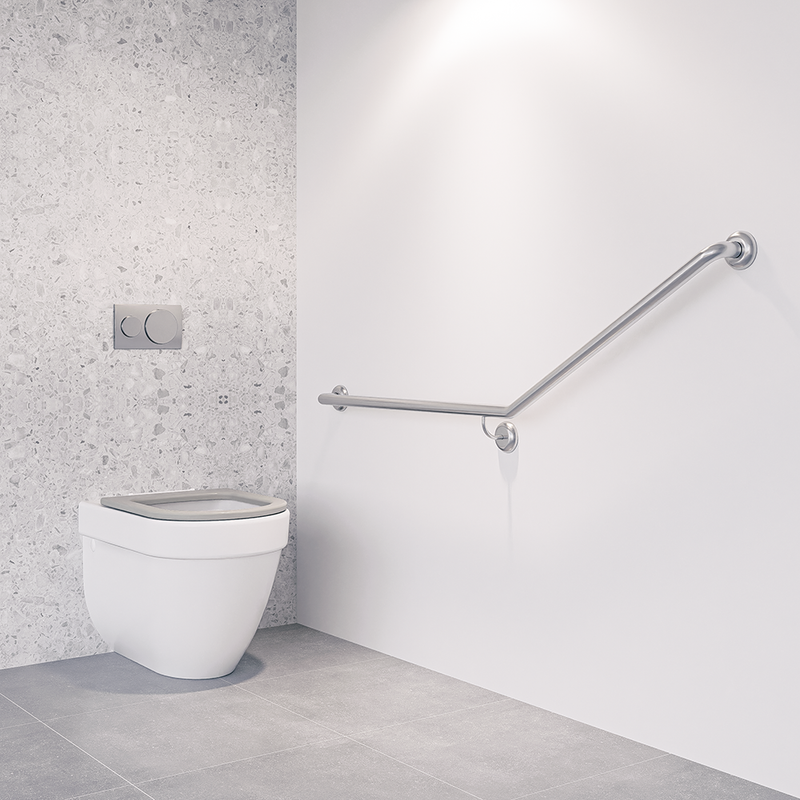 Metlam 30° Flush Mount Side Wall LH Grab Rail - product image 3