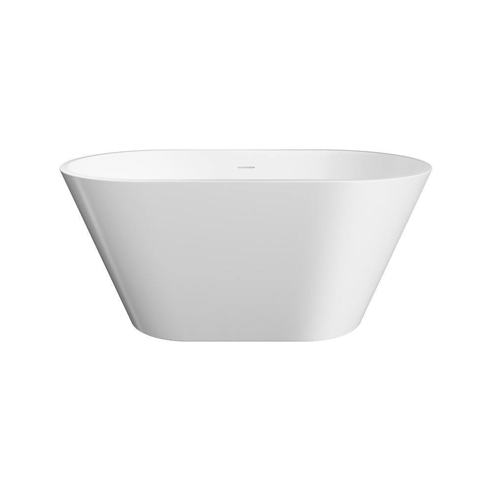 Ovia Oval 1300mm Milan Freestanding Bath Tub Gloss White
