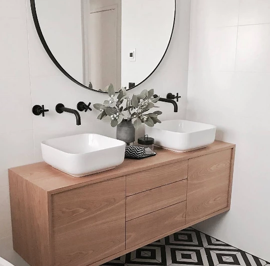 Meir Round Cross Jumper Valve Wall Top Assemblies Tiger Bronze