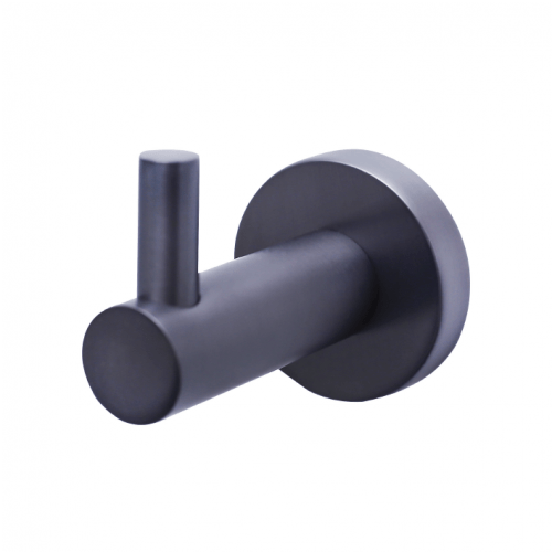 Modern National Mirage Single Robe Hook Gun Metal