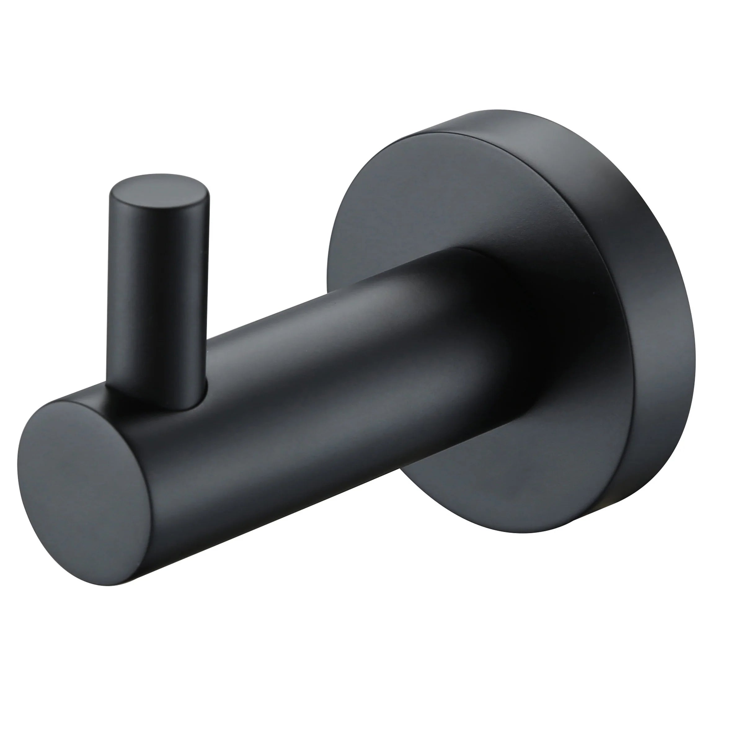 Modern National Mirage Single Robe Hook Matt Black
