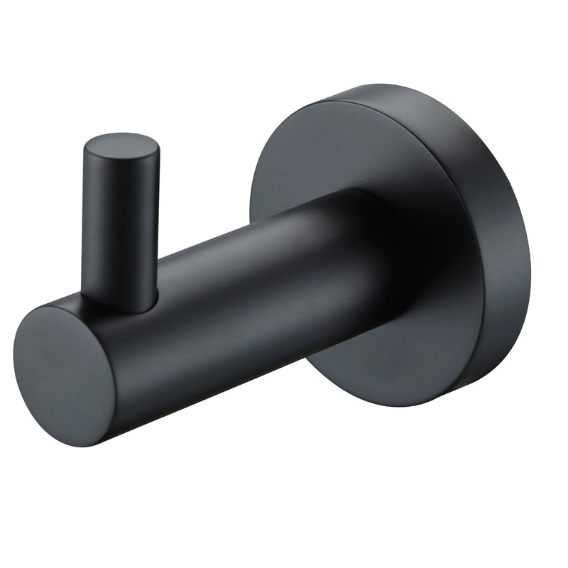 Modern National Mirage Single Robe Hook Matt Black