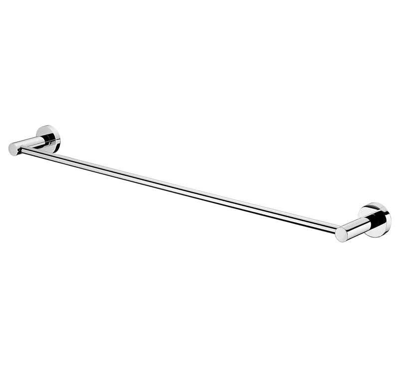 Modern National Mirage Single Towel Rail 600mm Chrome