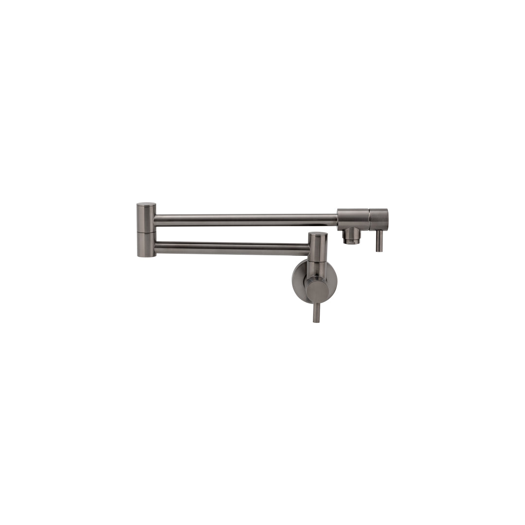 Modern National Star Mini Gun Metal Kitchen Pot Filler Gun Metal