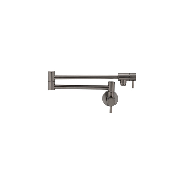 Modern National Star Mini Gun Metal Kitchen Pot Filler Gun Metal