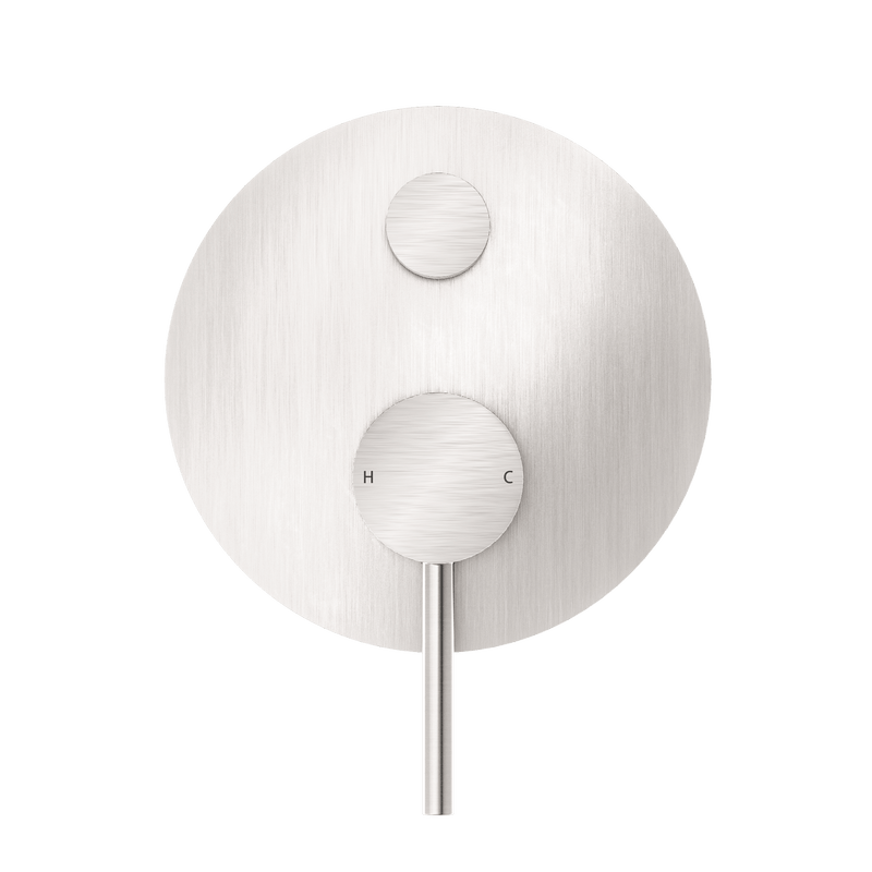 Nero DOLCE SHOWER MIXER WITH DIVERTER Brushed Nickel