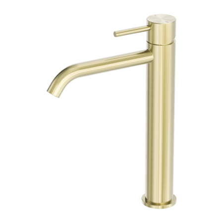 Nero Zen SS316L Tall Basin Mixer Brushed Gold