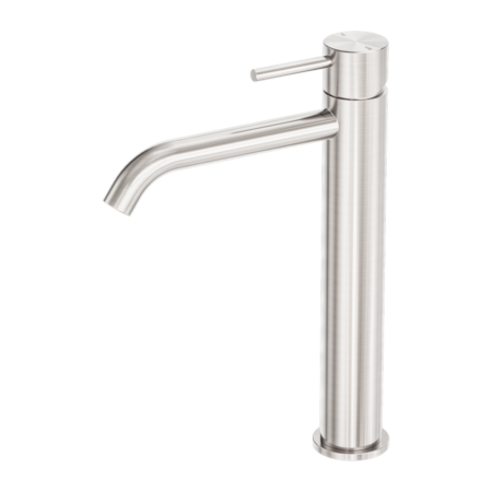 Nero Zen SS316L Tall Basin Mixer Brushed Nickel