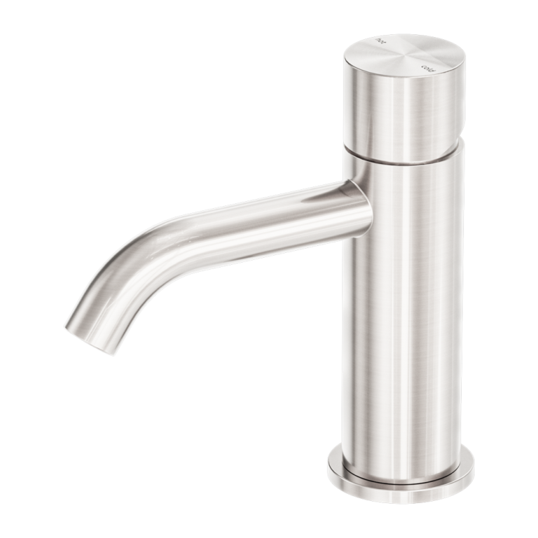 Nero Zen SS316L Basin Mixer Handless Brushed Nickel