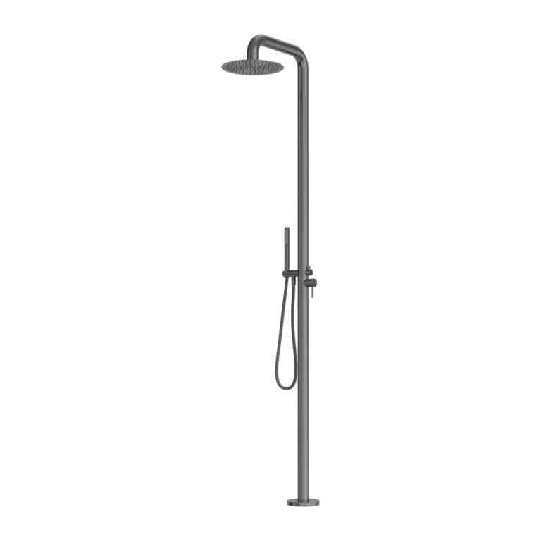 Nero Zen SS316L Outdoor Free Standing Shower Column Graphite