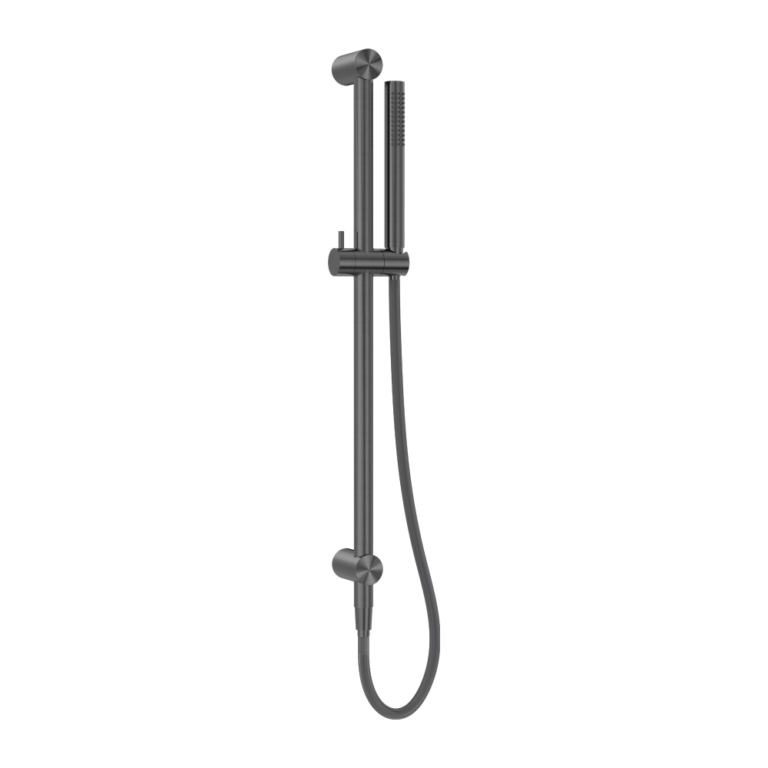 Nero Zen SS316L Shower Rail With Outdoor Shower Hose Graphite