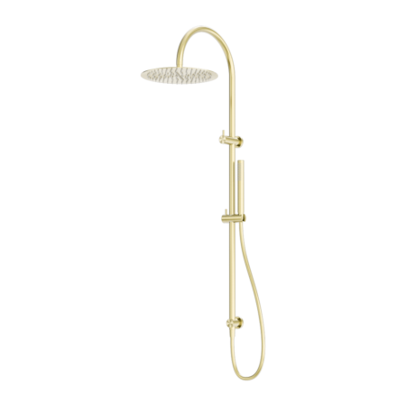 Nero Zen SS316L Twin Shower Brushed Gold