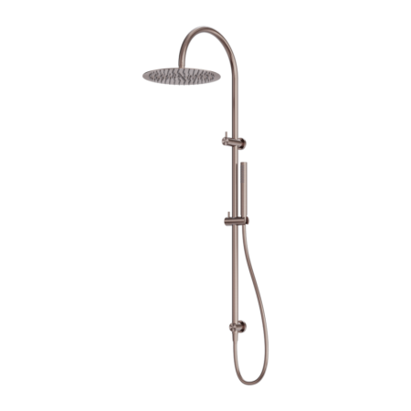 Nero Zen SS316L Twin Shower Brushed Bronze