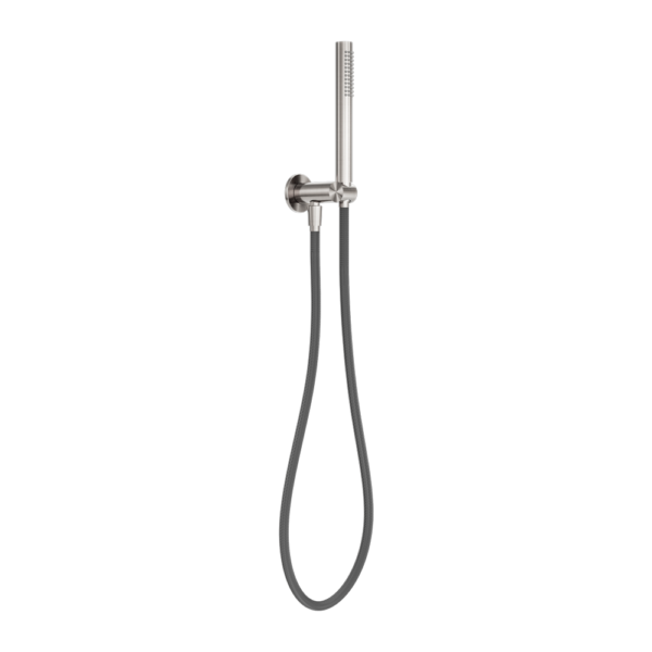 Nero Zen SS316L Shower on Bracket With Outdoor Shower Hose Brushed Nickel