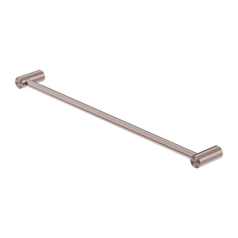 Nero Zen SS316L 800mm Single Towel Rail Brushed Bronze