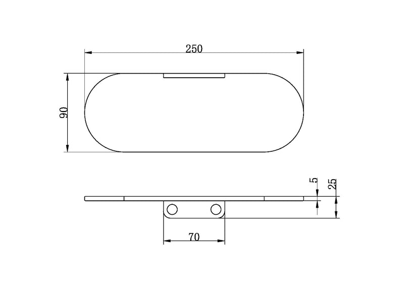 Nero Zen SS316L Soap Dish Holder Brushed Nickel