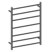 Nero Mecca 7 Bar Heated Towel Ladder Graphite