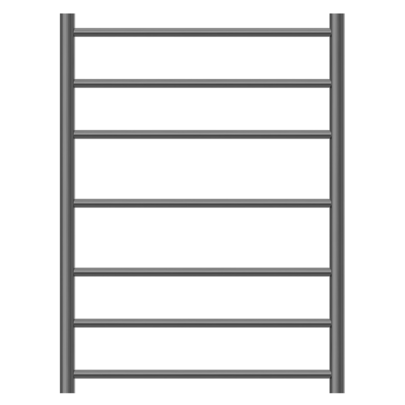 Nero Mecca 7 Bar Heated Towel Ladder Graphite