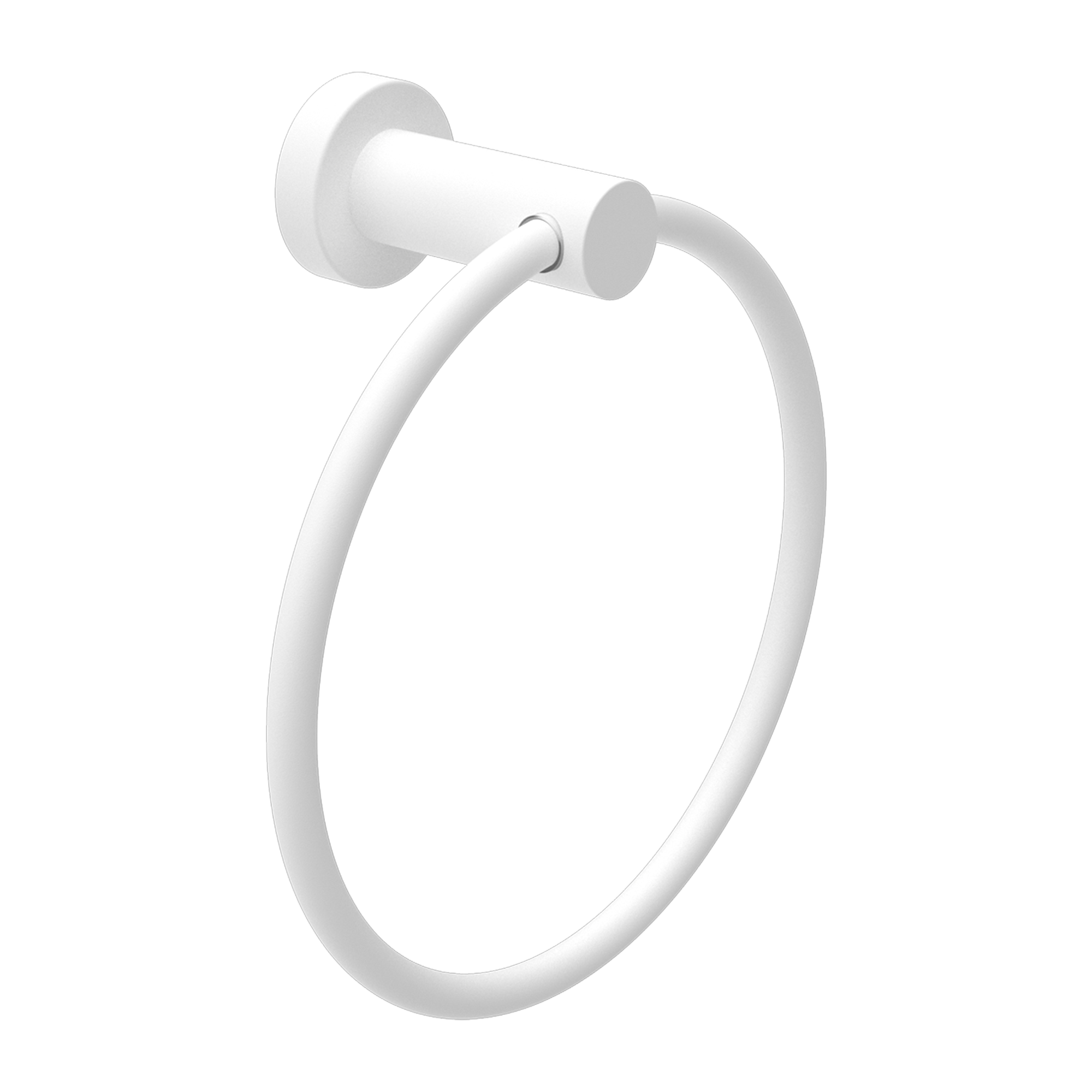 Nero Mecca Towel Ring Matte White