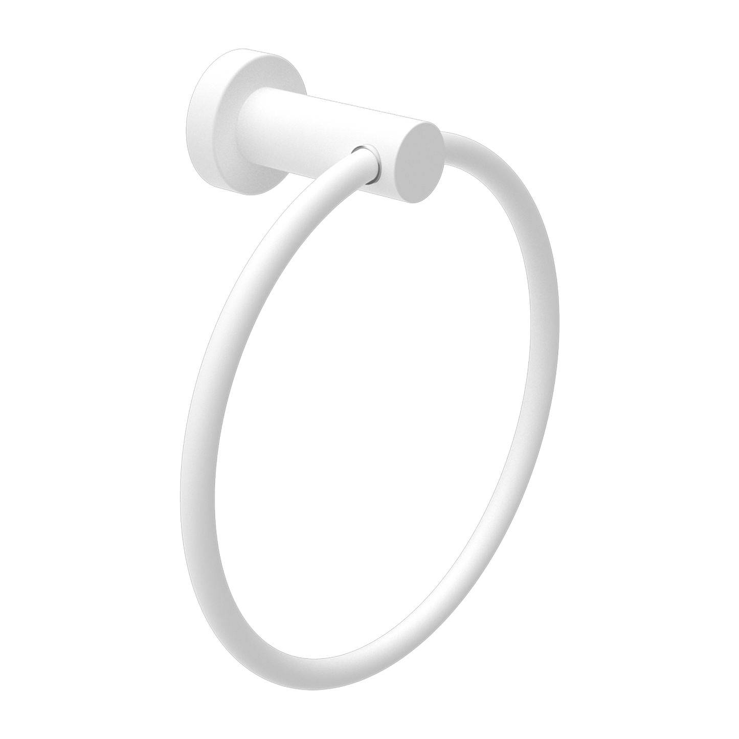 Nero Mecca Towel Ring Matte White