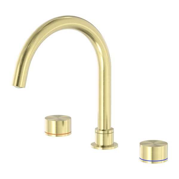 Nero Kara Bath Set 3 Piece Brushed Gold