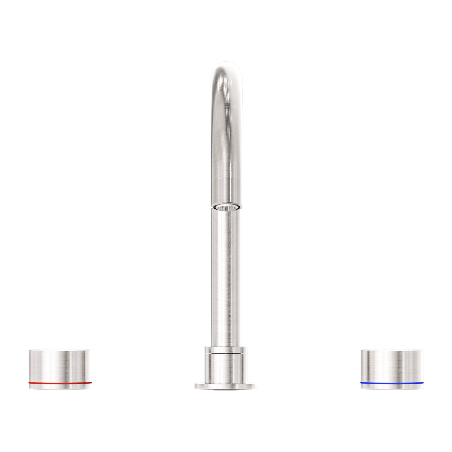 Nero Kara Hob Bath Set Brushed Nickel