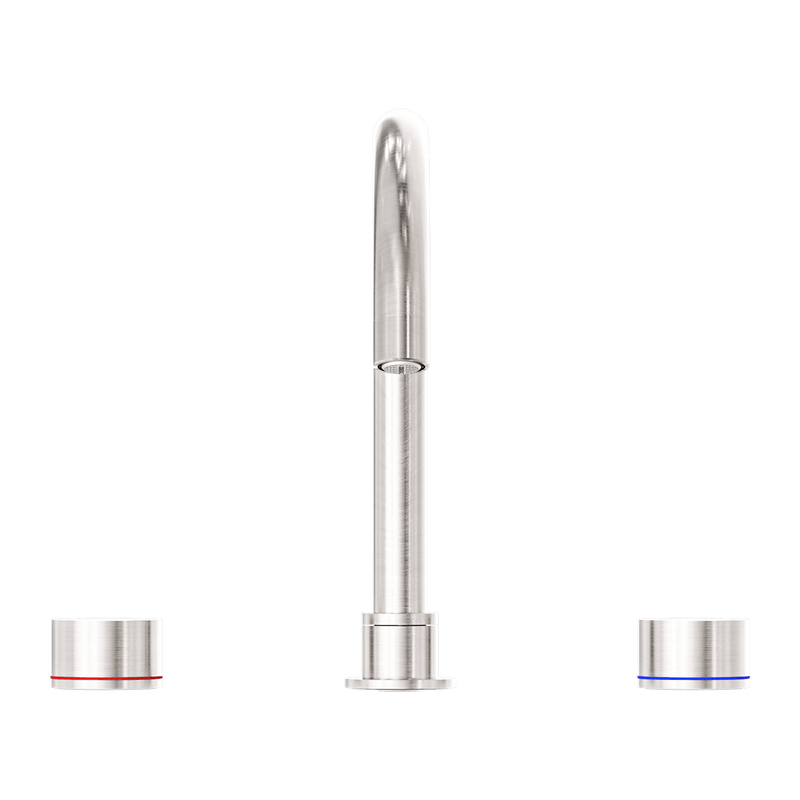 Nero Kara Hob Bath Set Brushed Nickel
